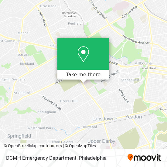 DCMH Emergency Department map