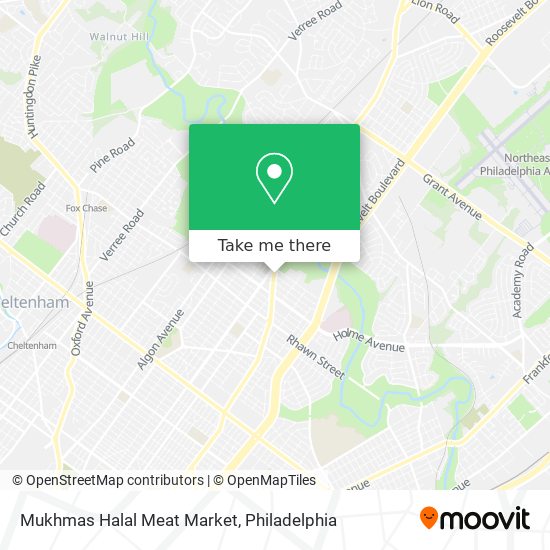 Mapa de Mukhmas Halal Meat Market