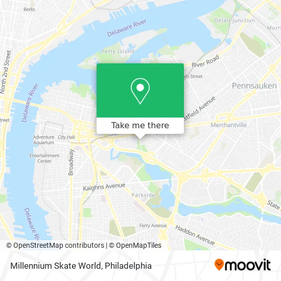 Millennium Skate World map