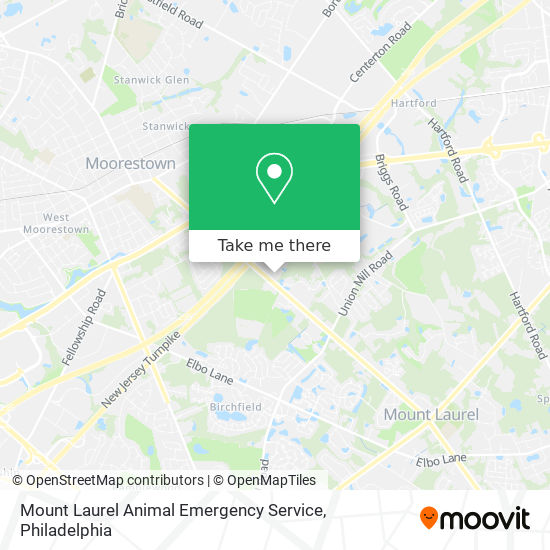 Mapa de Mount Laurel Animal Emergency Service