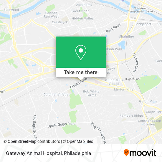 Mapa de Gateway Animal Hospital