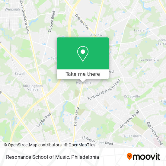 Resonance School of Music map