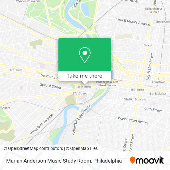Mapa de Marian Anderson Music Study Room