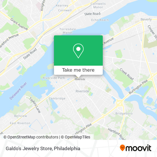 Mapa de Galdo's Jewelry Store
