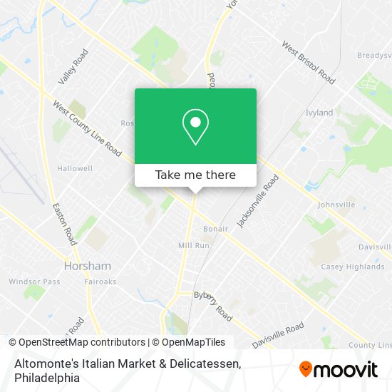 Mapa de Altomonte's Italian Market & Delicatessen