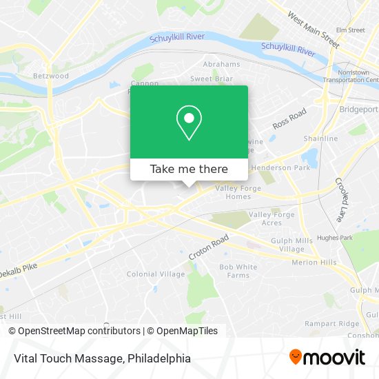 Vital Touch Massage map