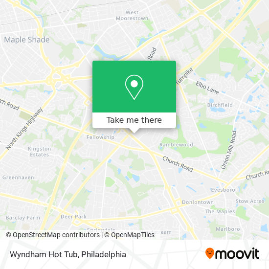 Mapa de Wyndham Hot Tub