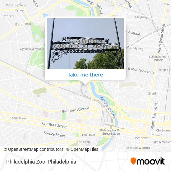 Philadelphia Zoo map