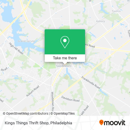 Mapa de Kings Things Thrift Shop