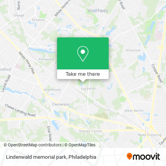 Mapa de Lindenwald memorial park