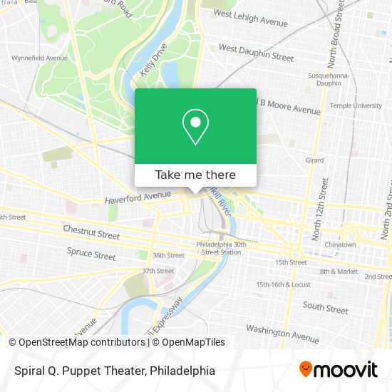 Mapa de Spiral Q. Puppet Theater
