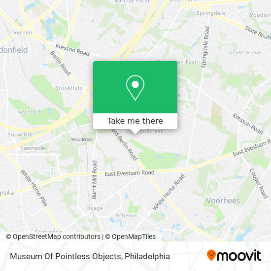 Museum Of Pointless Objects map