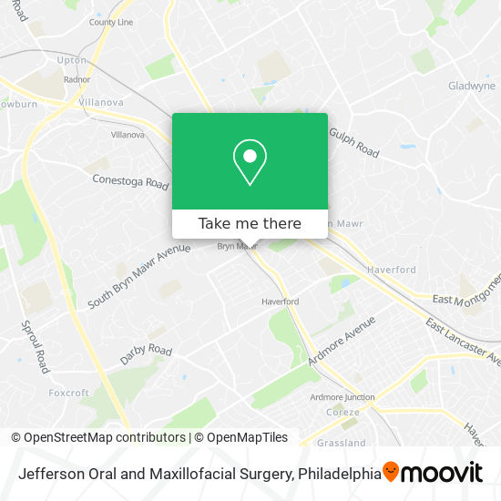 Jefferson Oral and Maxillofacial Surgery map