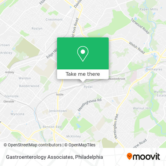 Gastroenterology Associates map