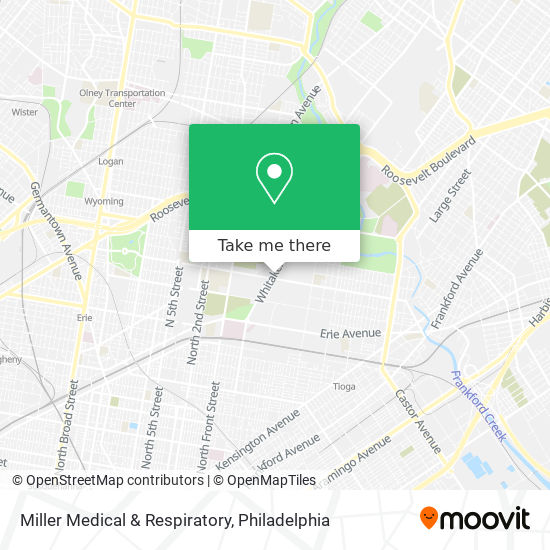 Miller Medical & Respiratory map