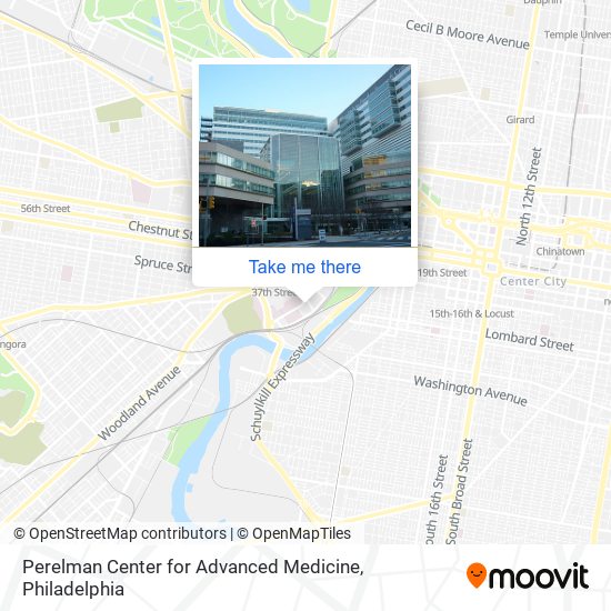 Perelman Center for Advanced Medicine map