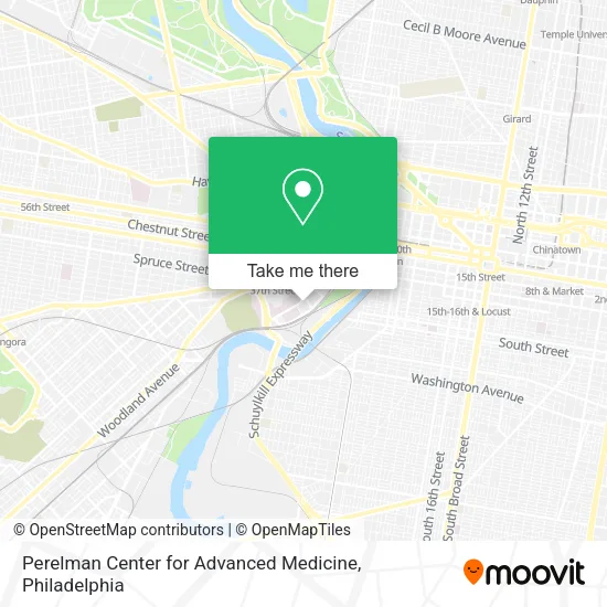 Perelman Center for Advanced Medicine map
