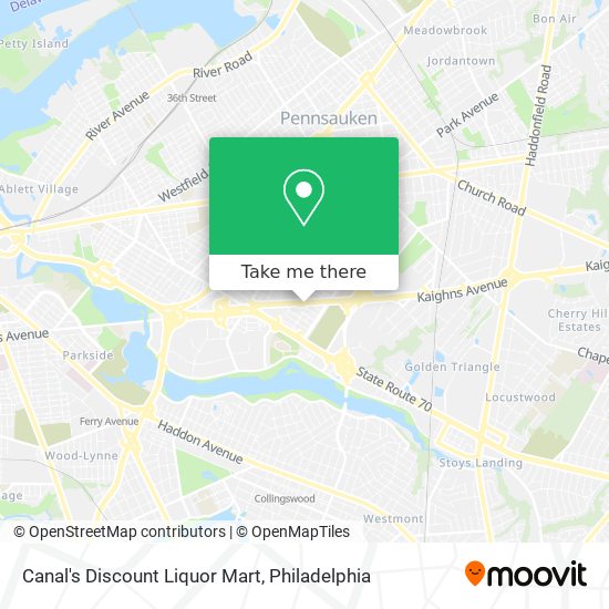 Mapa de Canal's Discount Liquor Mart