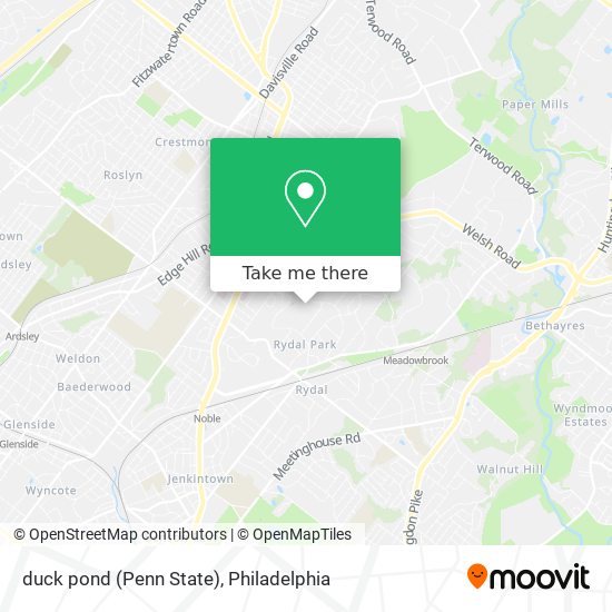 duck pond (Penn State) map
