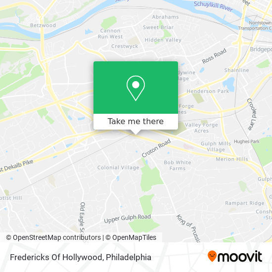 Mapa de Fredericks Of Hollywood