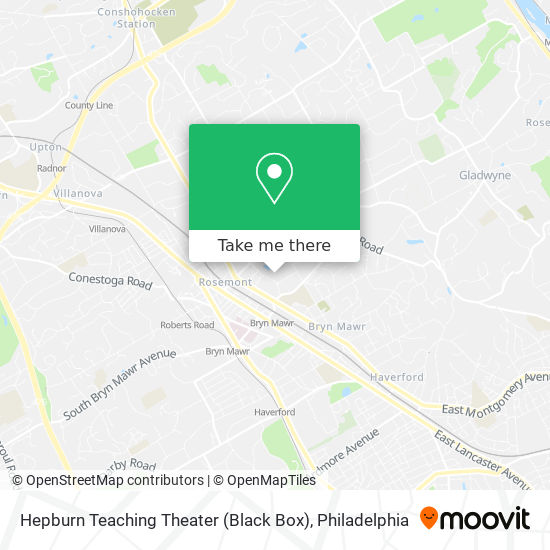 Hepburn Teaching Theater (Black Box) map