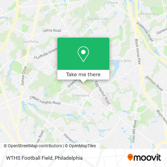 WTHS Football Field map