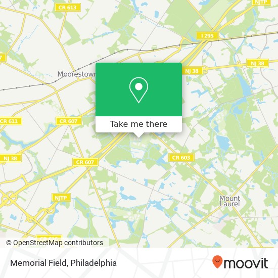Memorial Field map