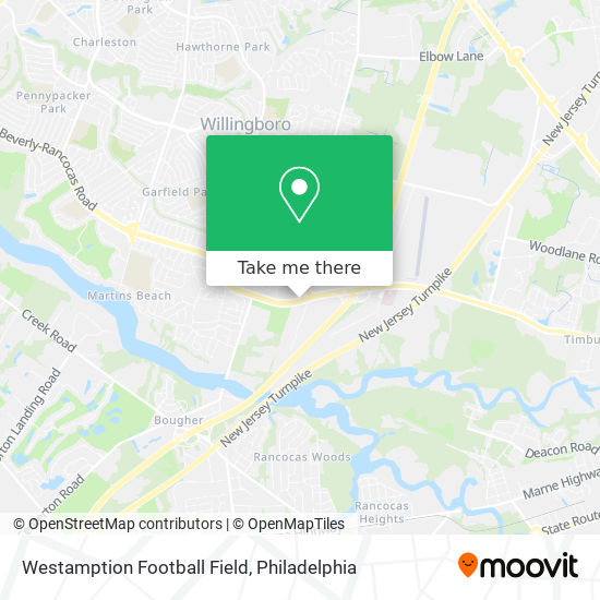 Westamption Football Field map