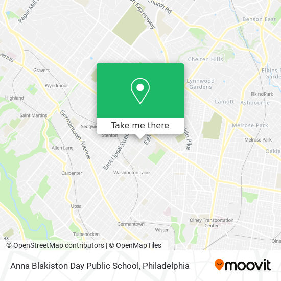 Mapa de Anna Blakiston Day Public School