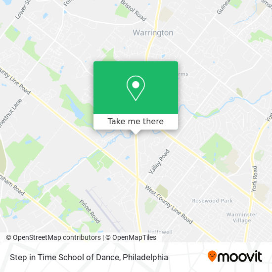 Step in Time School of Dance map