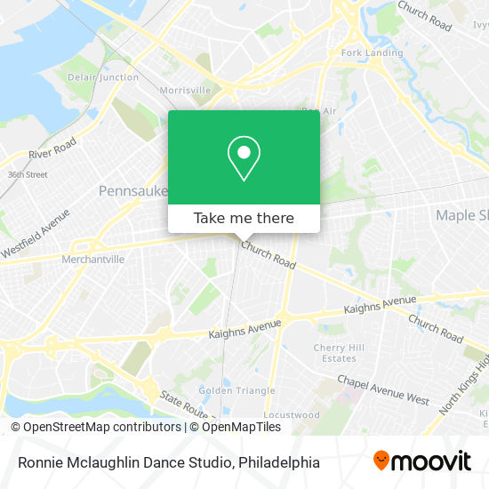 Mapa de Ronnie Mclaughlin Dance Studio