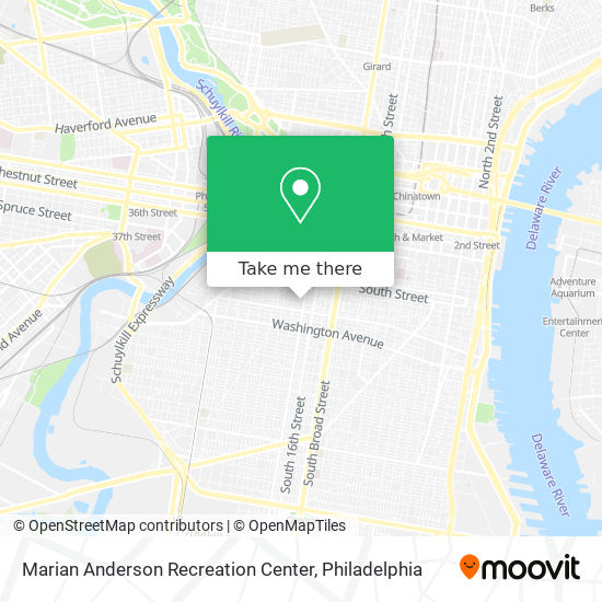 Mapa de Marian Anderson Recreation Center