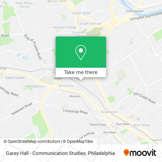 Mapa de Garey Hall - Communication Studies