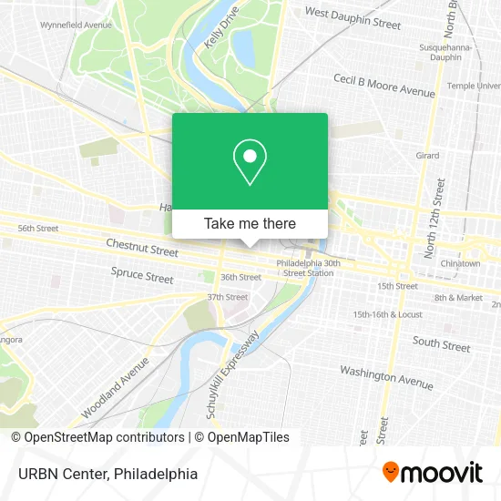 URBN Center map