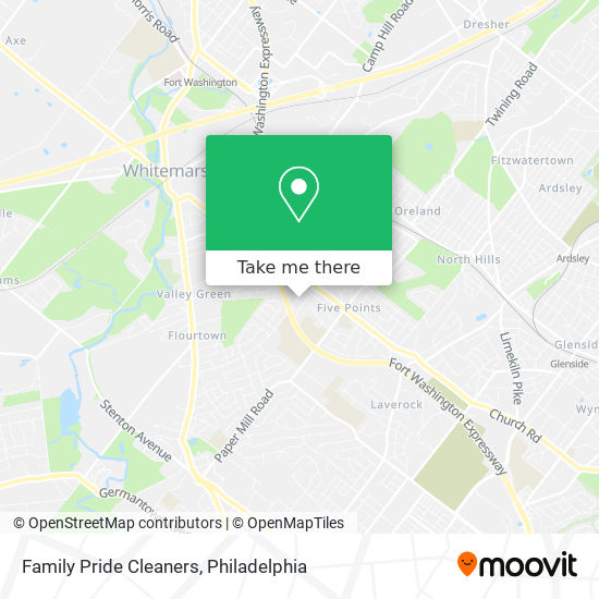 Family Pride Cleaners map