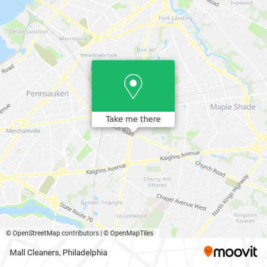 Mall Cleaners map