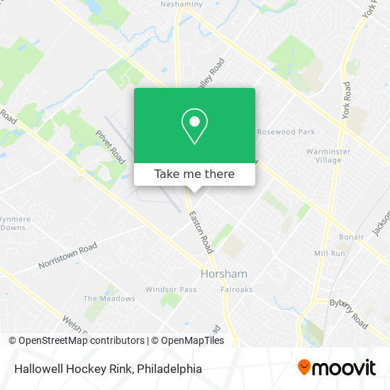 Mapa de Hallowell Hockey Rink