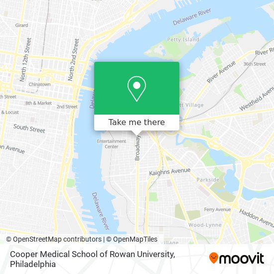 Cooper Medical School of Rowan University map