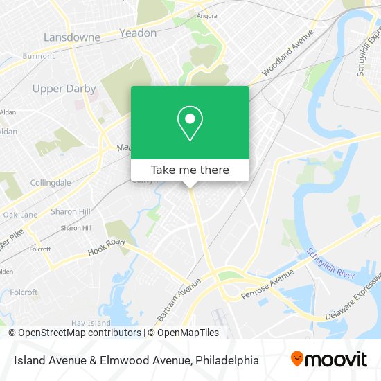 Mapa de Island Avenue & Elmwood Avenue