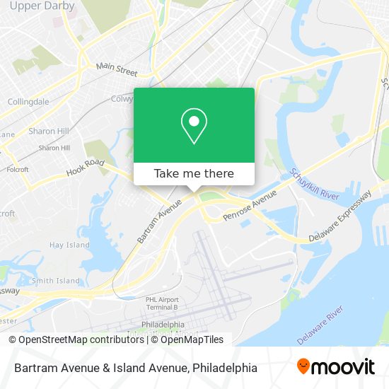 Mapa de Bartram Avenue & Island Avenue