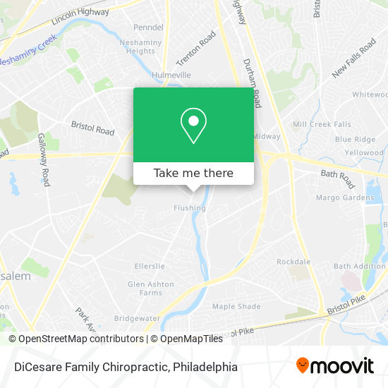 DiCesare Family Chiropractic map