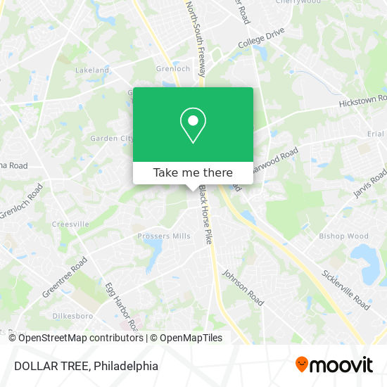 Mapa de DOLLAR TREE