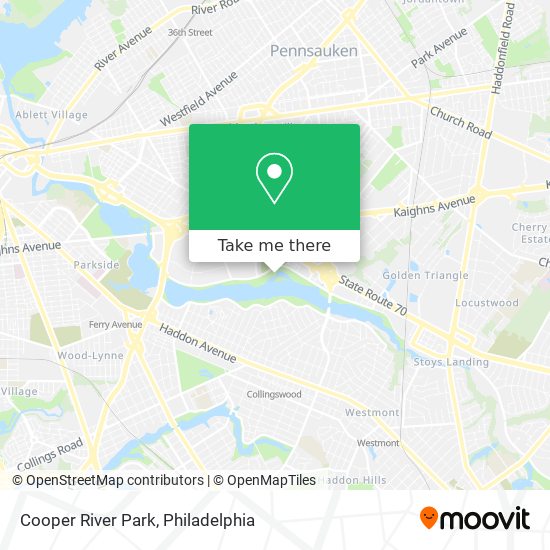 Mapa de Cooper River Park