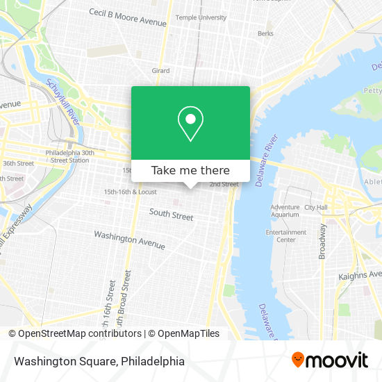 Mapa de Washington Square