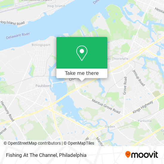 Fishing At The Channel map