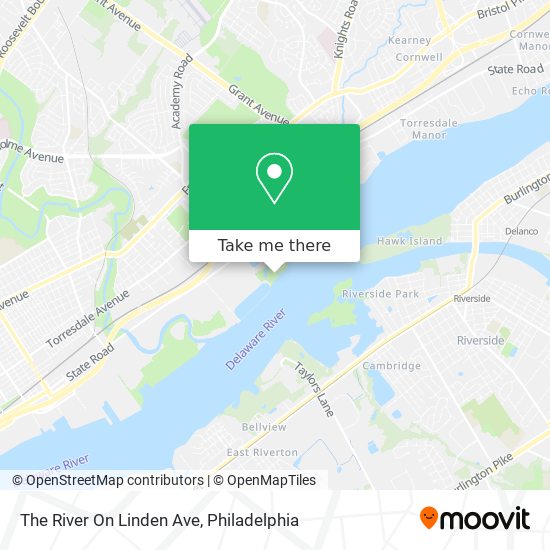 The River On Linden Ave map