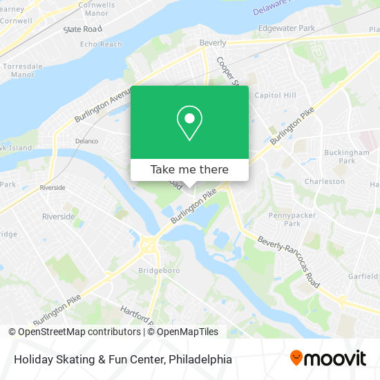 Mapa de Holiday Skating & Fun Center