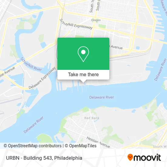 URBN - Building 543 map