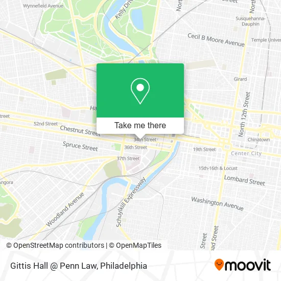 Gittis Hall @ Penn Law map