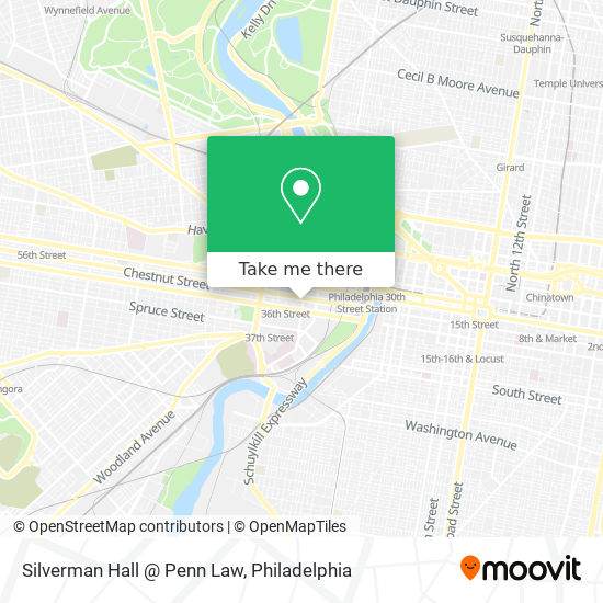 Silverman Hall @ Penn Law map